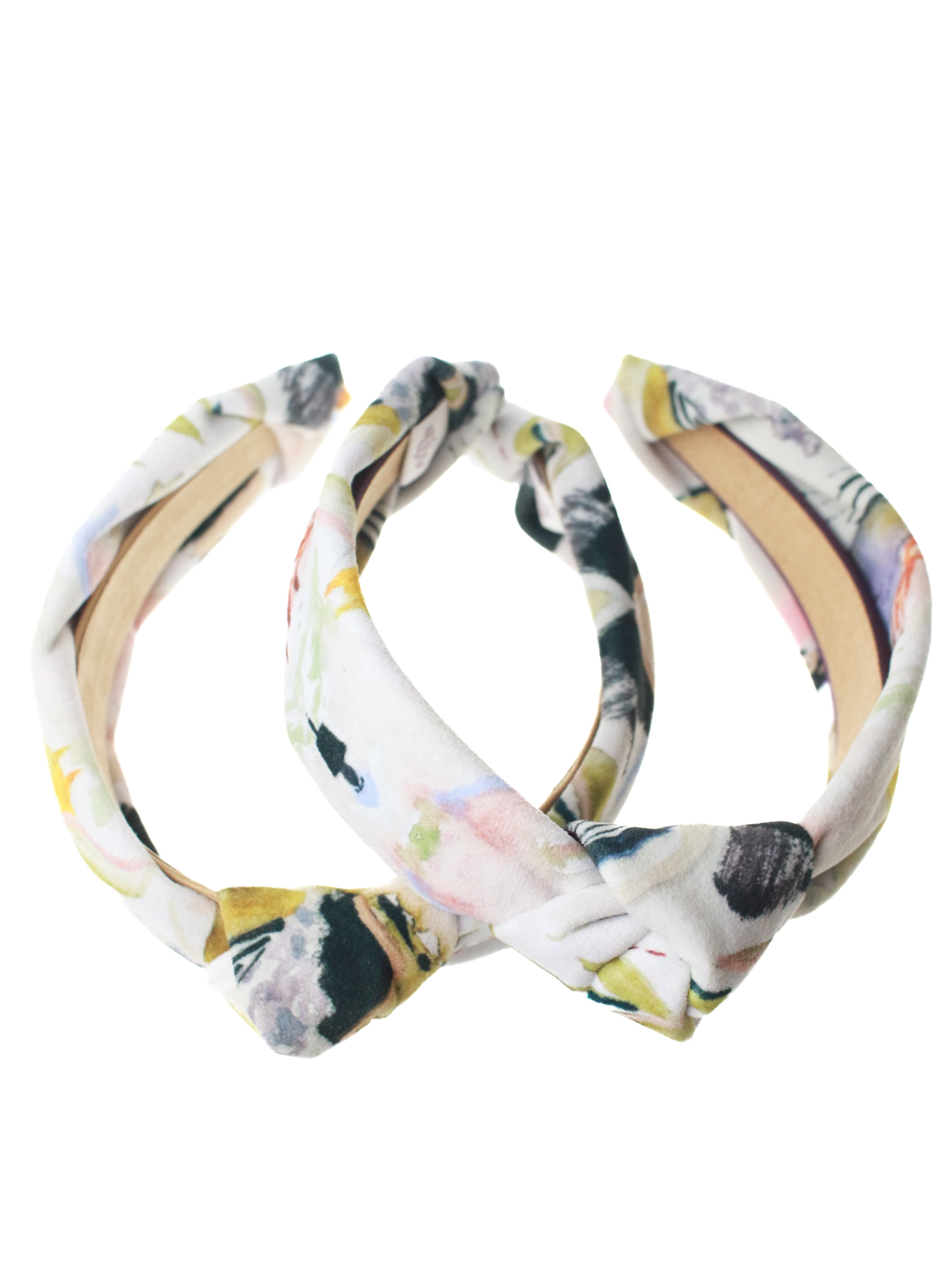 Velvet Knot Headband | Floral Kaleidoscope