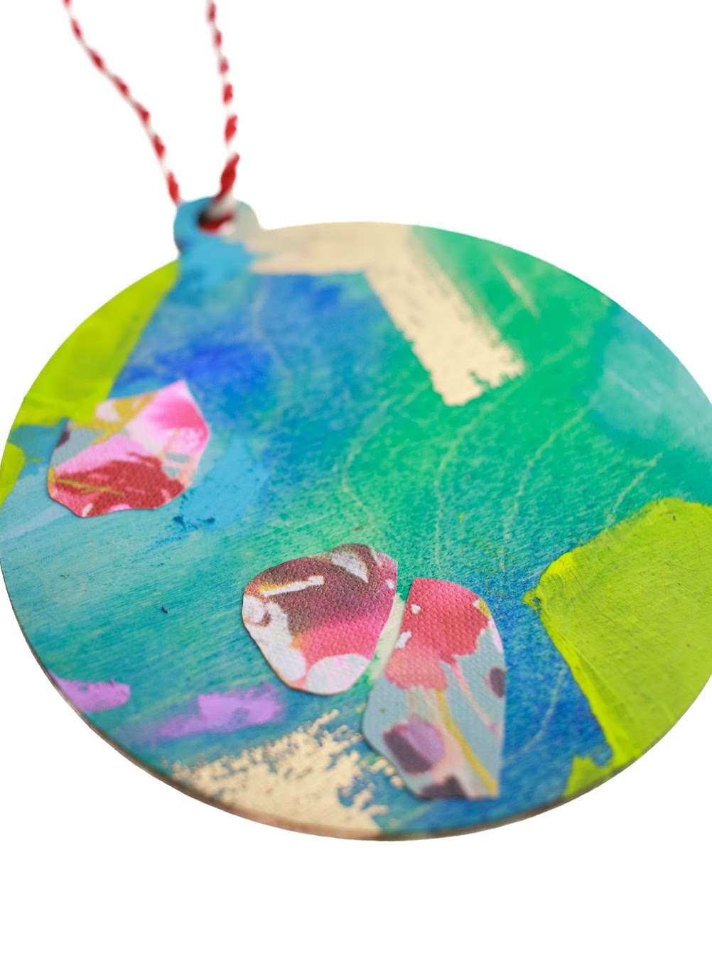 "Keep the change, ya filthy animal" Hand-Painted Round Wooden Ornament No. 1