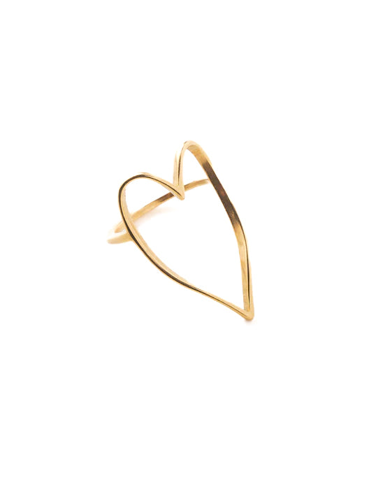 Lovie Gold Heart Ring- Waterproof