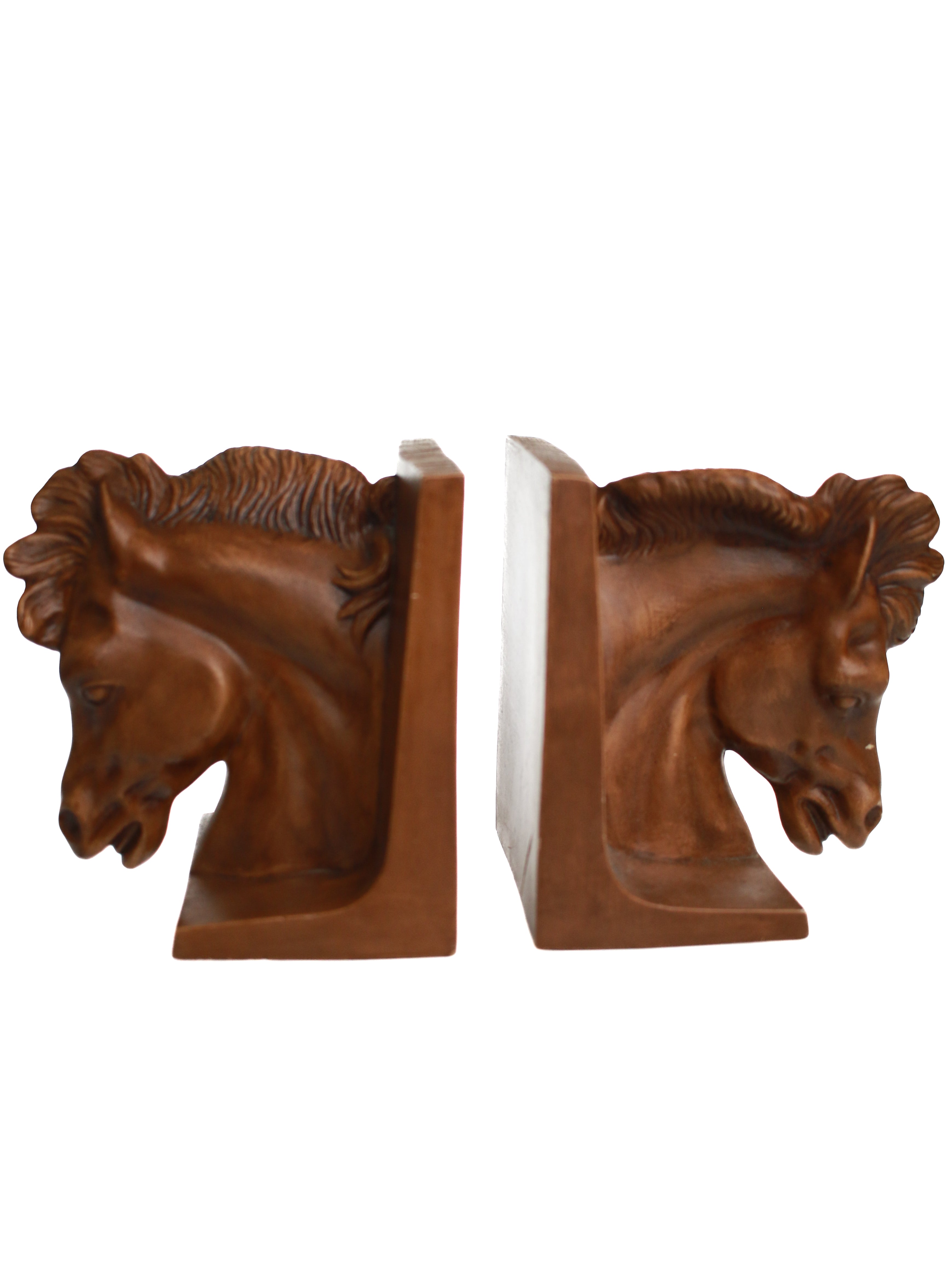 Whit's Vintage Picks | 70's Horsehead Bookends