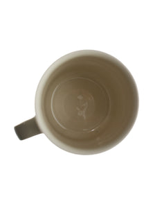 porcelain clay cream mug inside