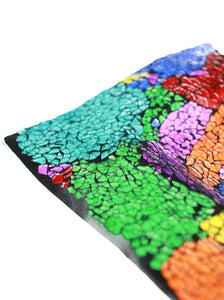 Crushed Mosaic Rainbow Plate