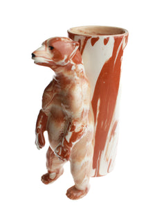 Marbled Bear Vase