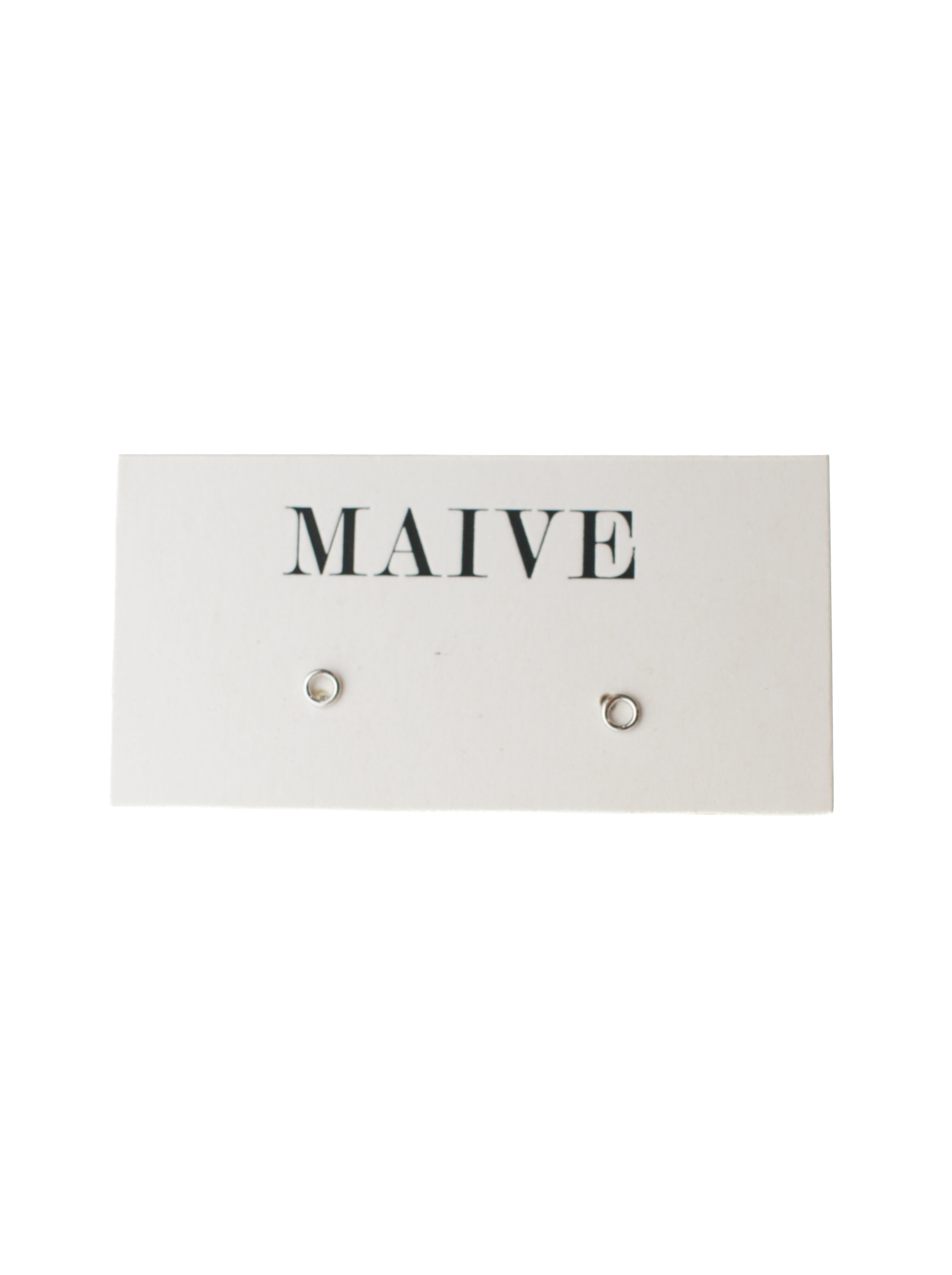 Open Circle Studs | Maive