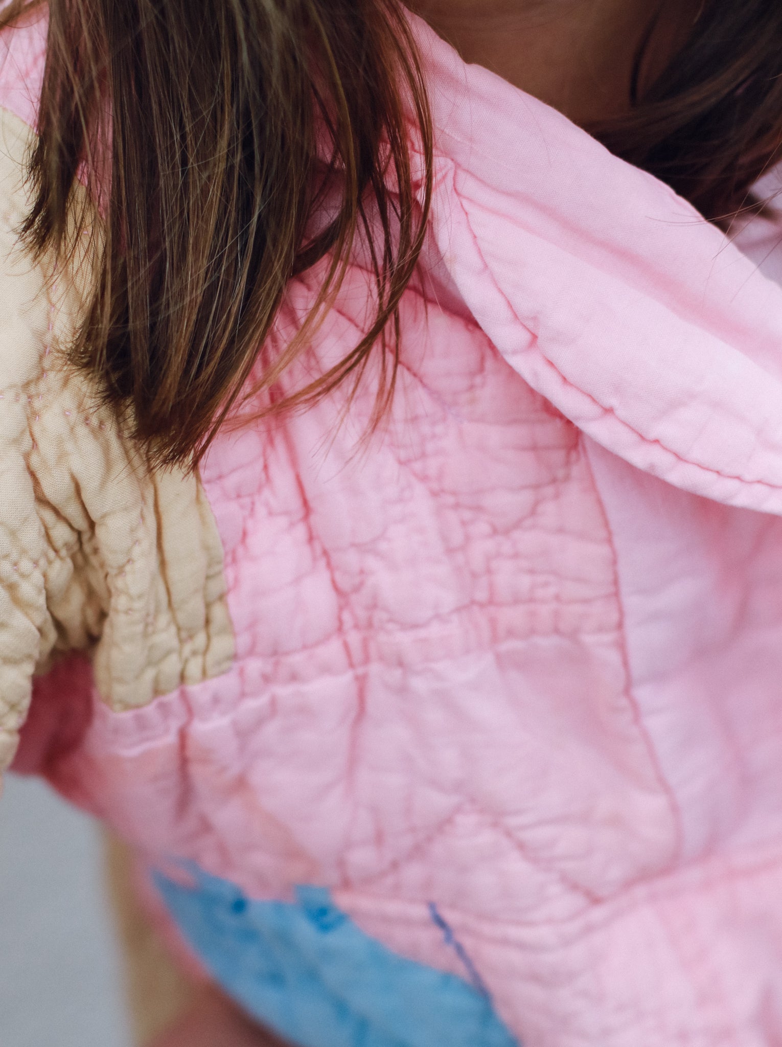 Kid's Pink Piggy Quilt Coat