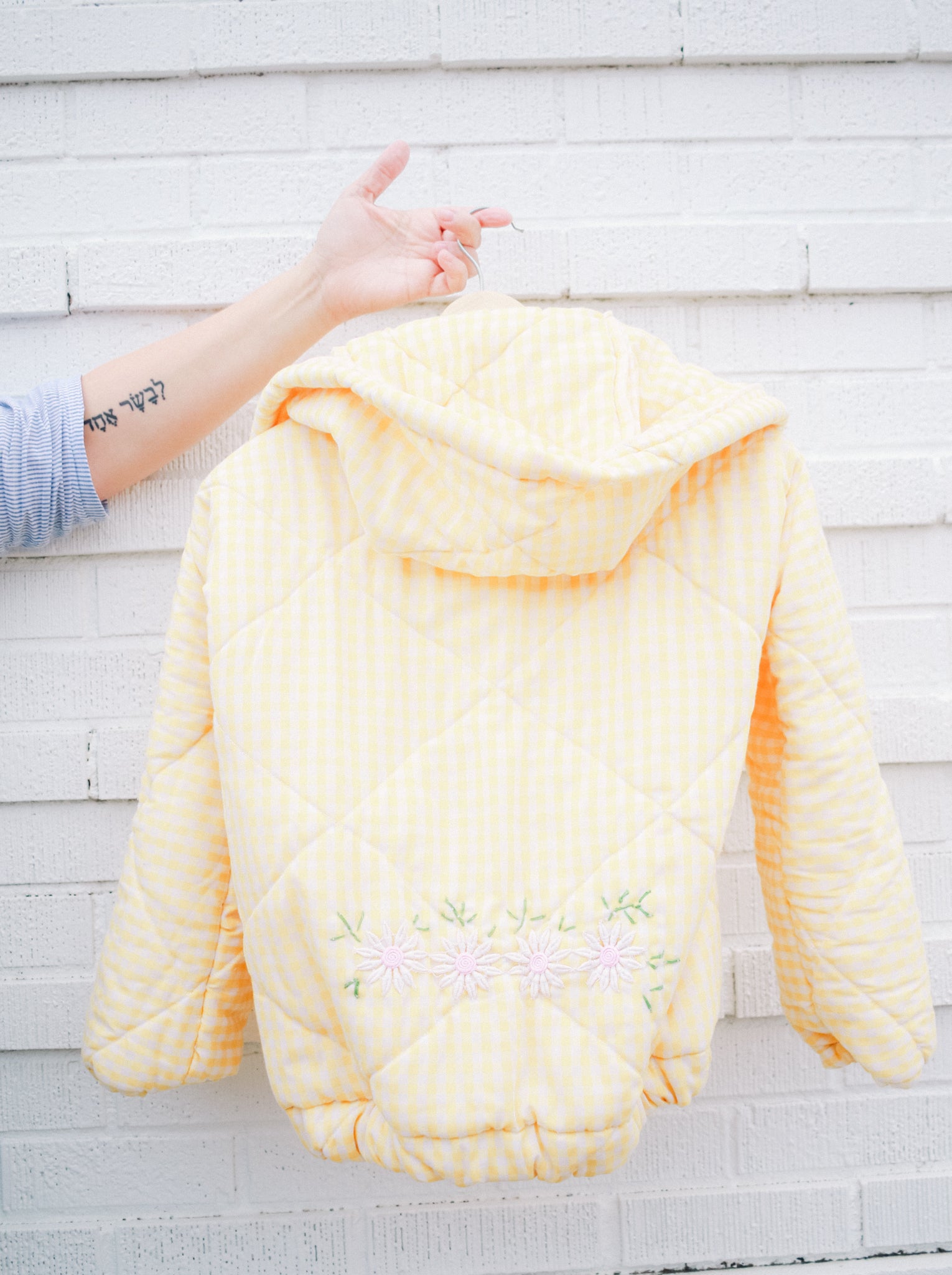 Kid's Sunshine & Daisies Quilted Coat