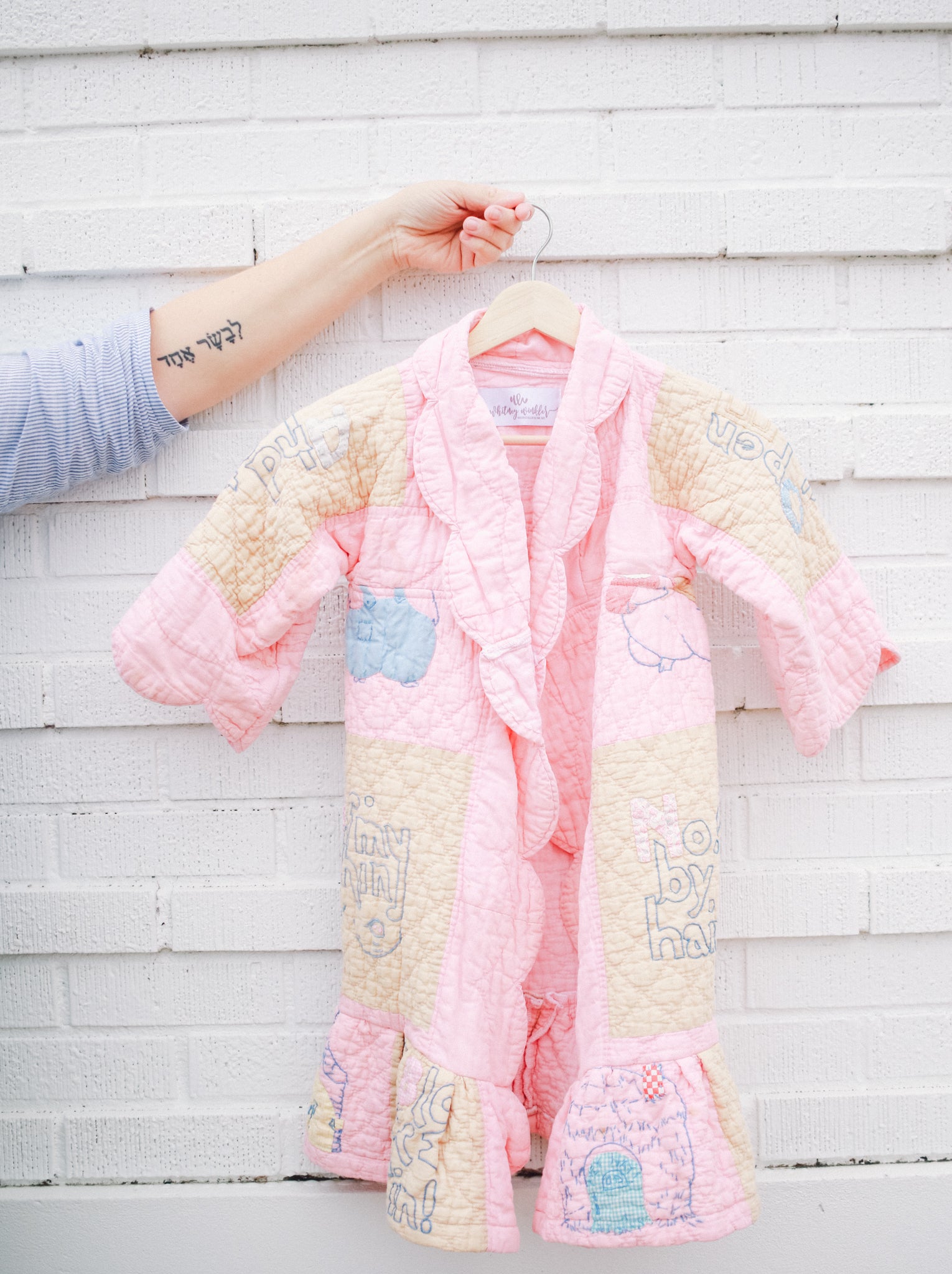 Kid's Pink Piggy Quilt Coat