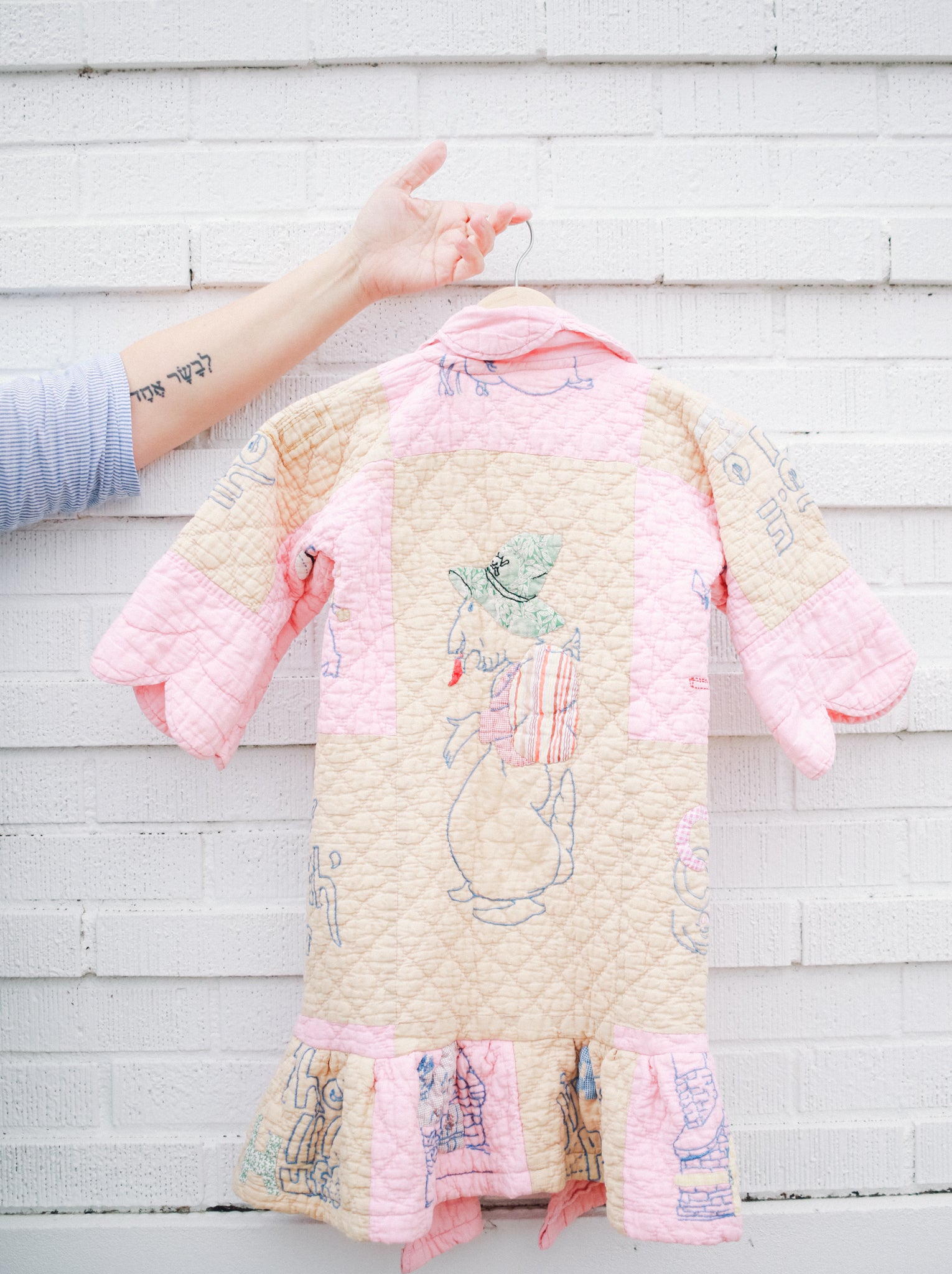 Kid's Pink Piggy Quilt Coat