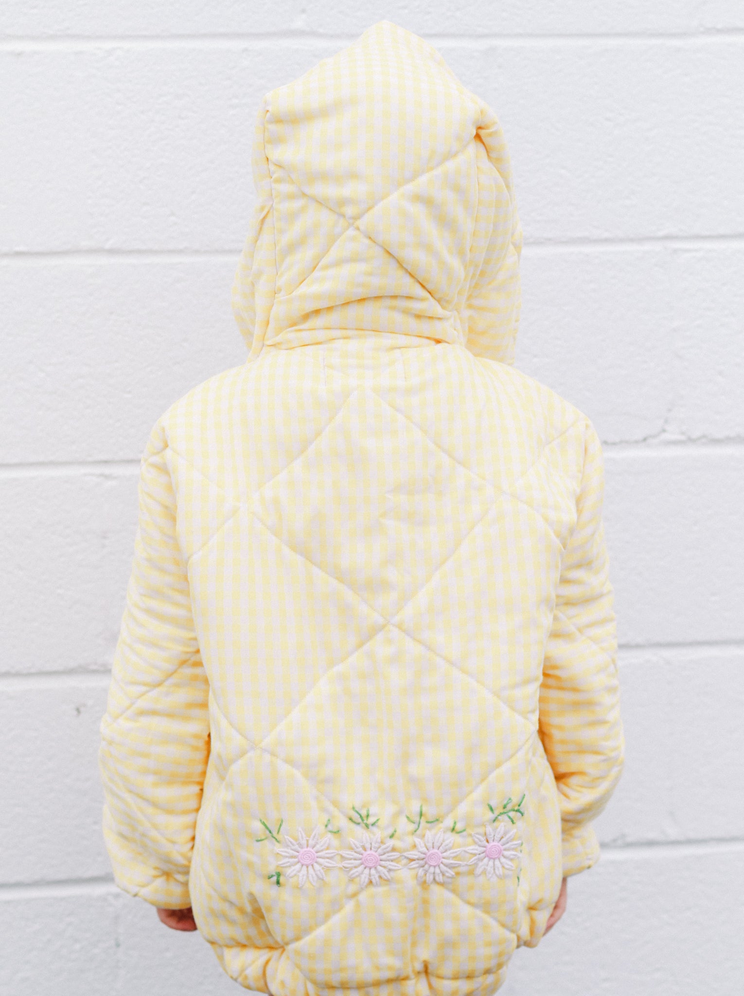Kid's Sunshine & Daisies Quilted Coat