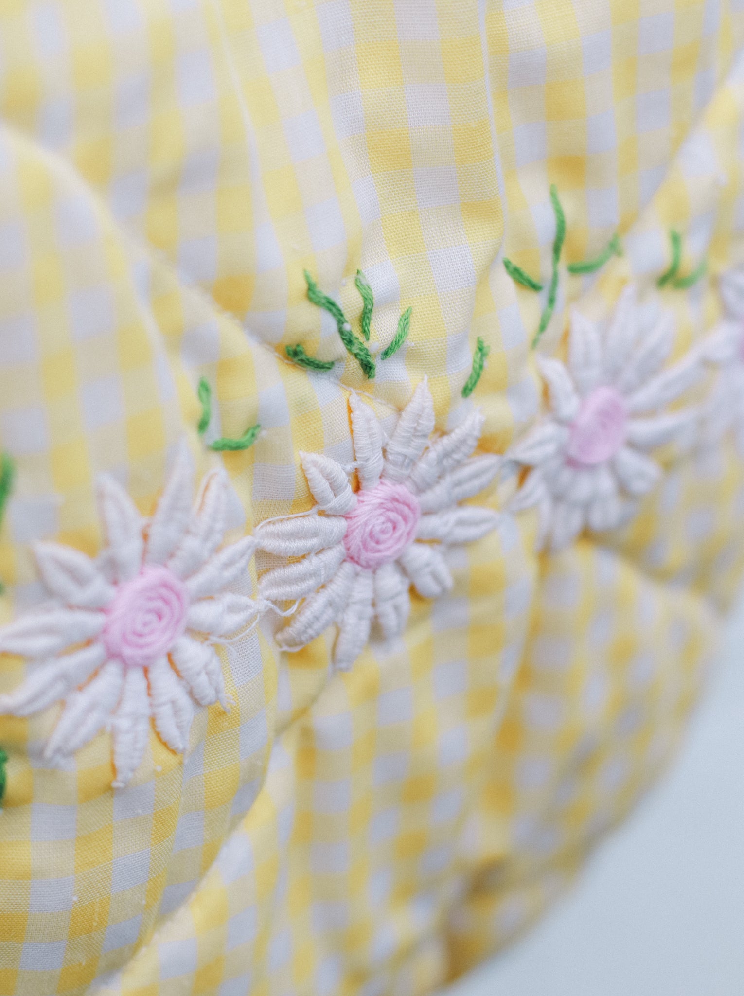 Kid's Sunshine & Daisies Quilted Coat