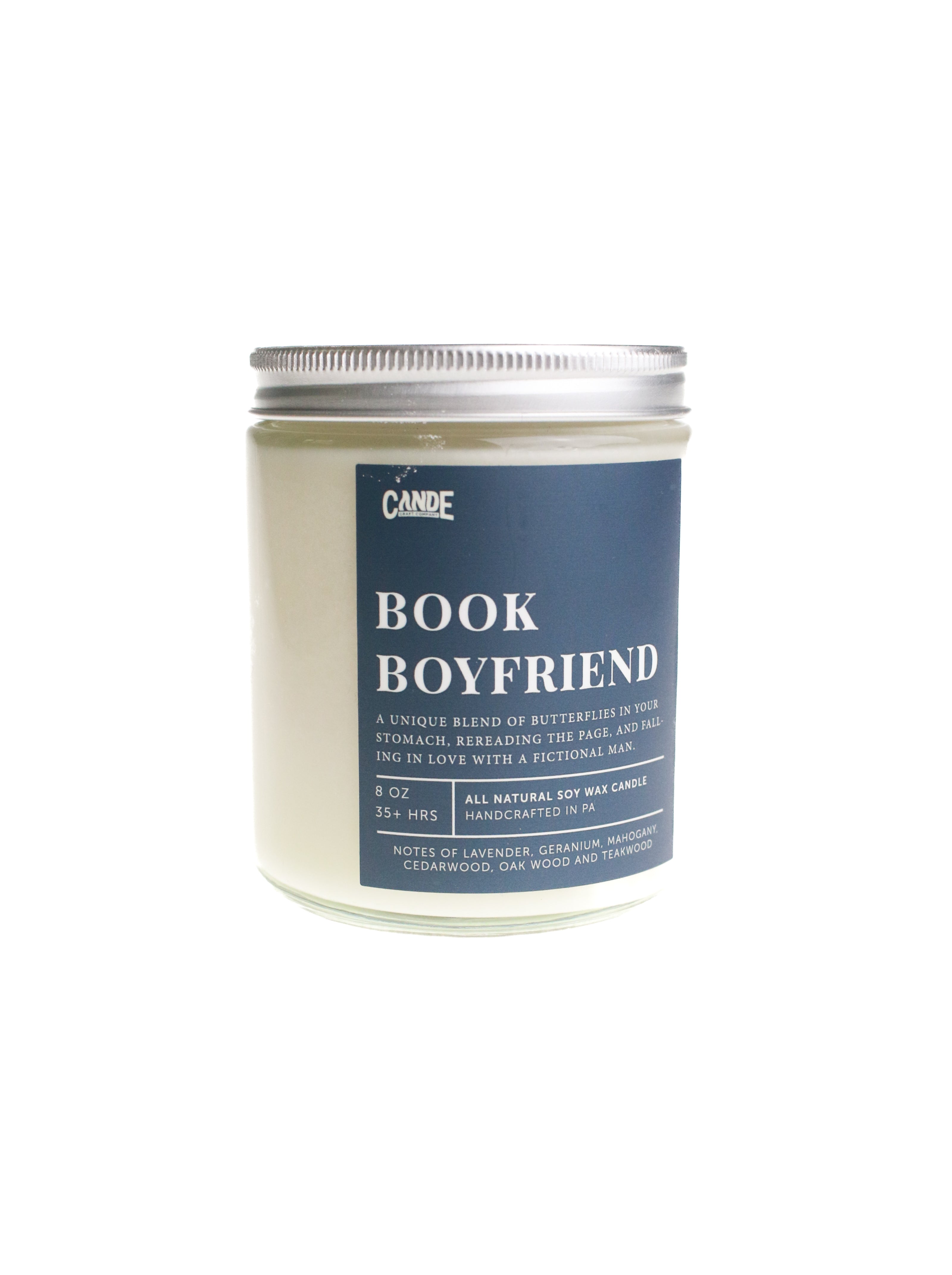 Book Boyfriend Candle