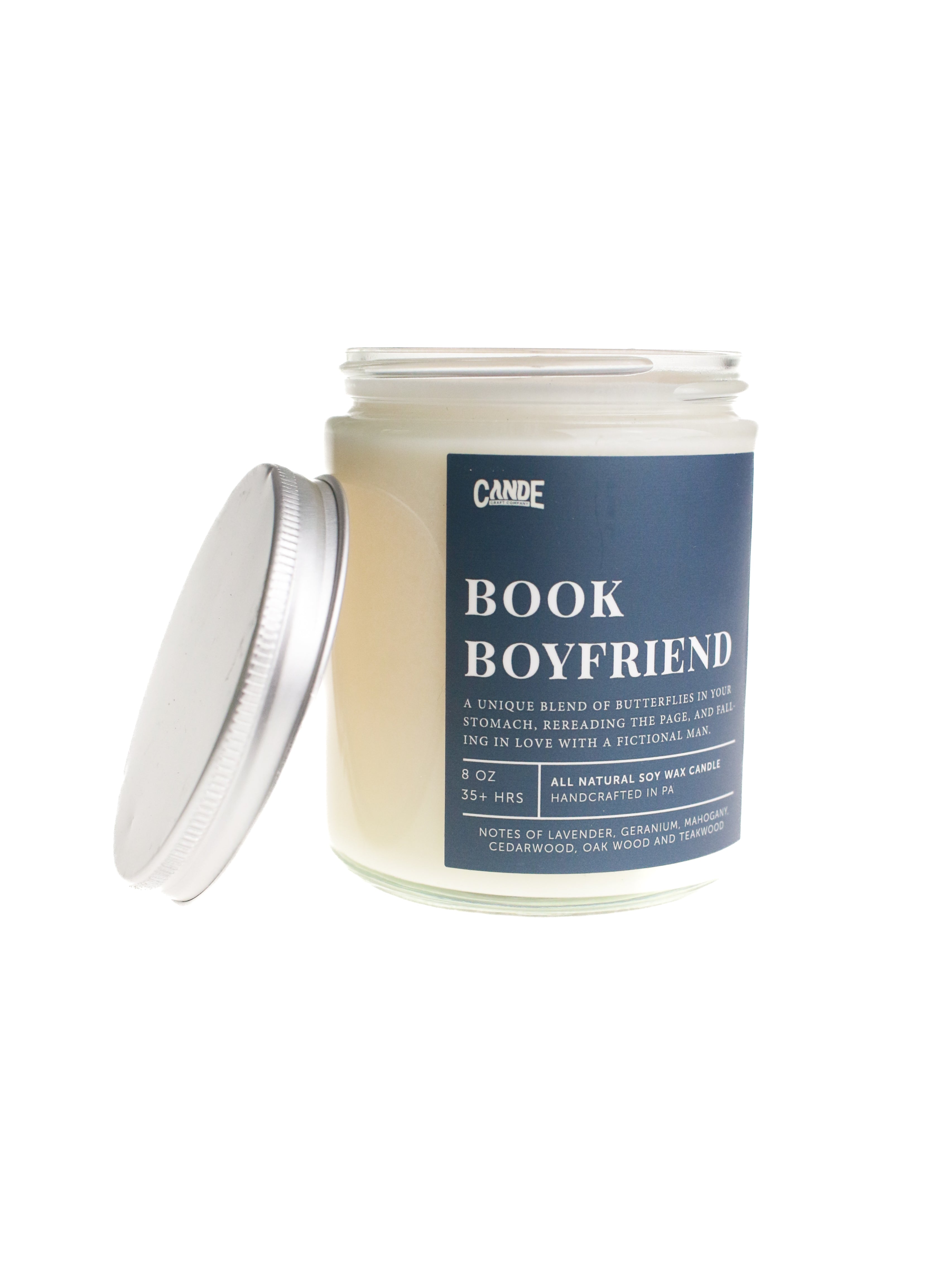 Book Boyfriend Candle
