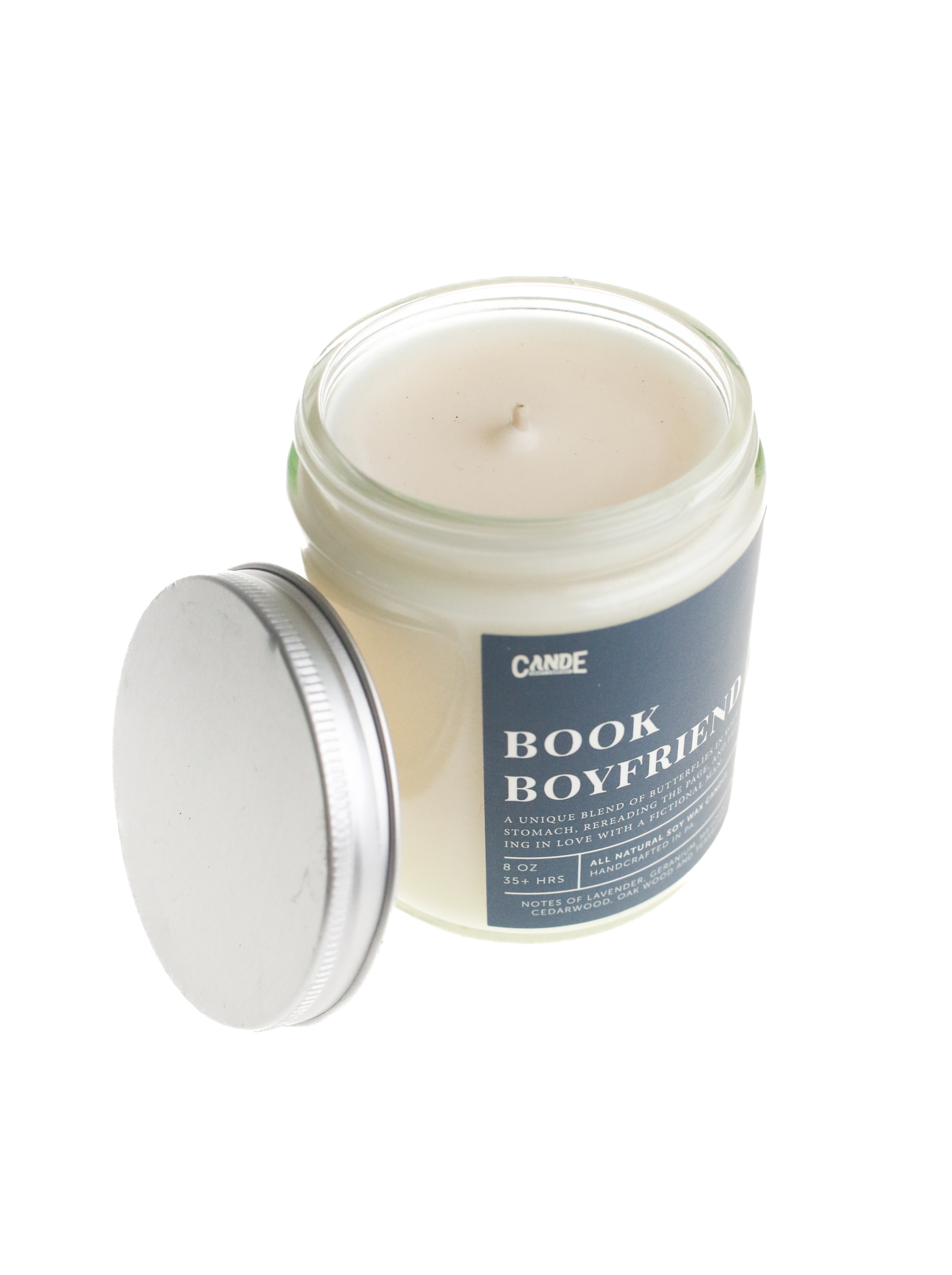 Book Boyfriend Candle