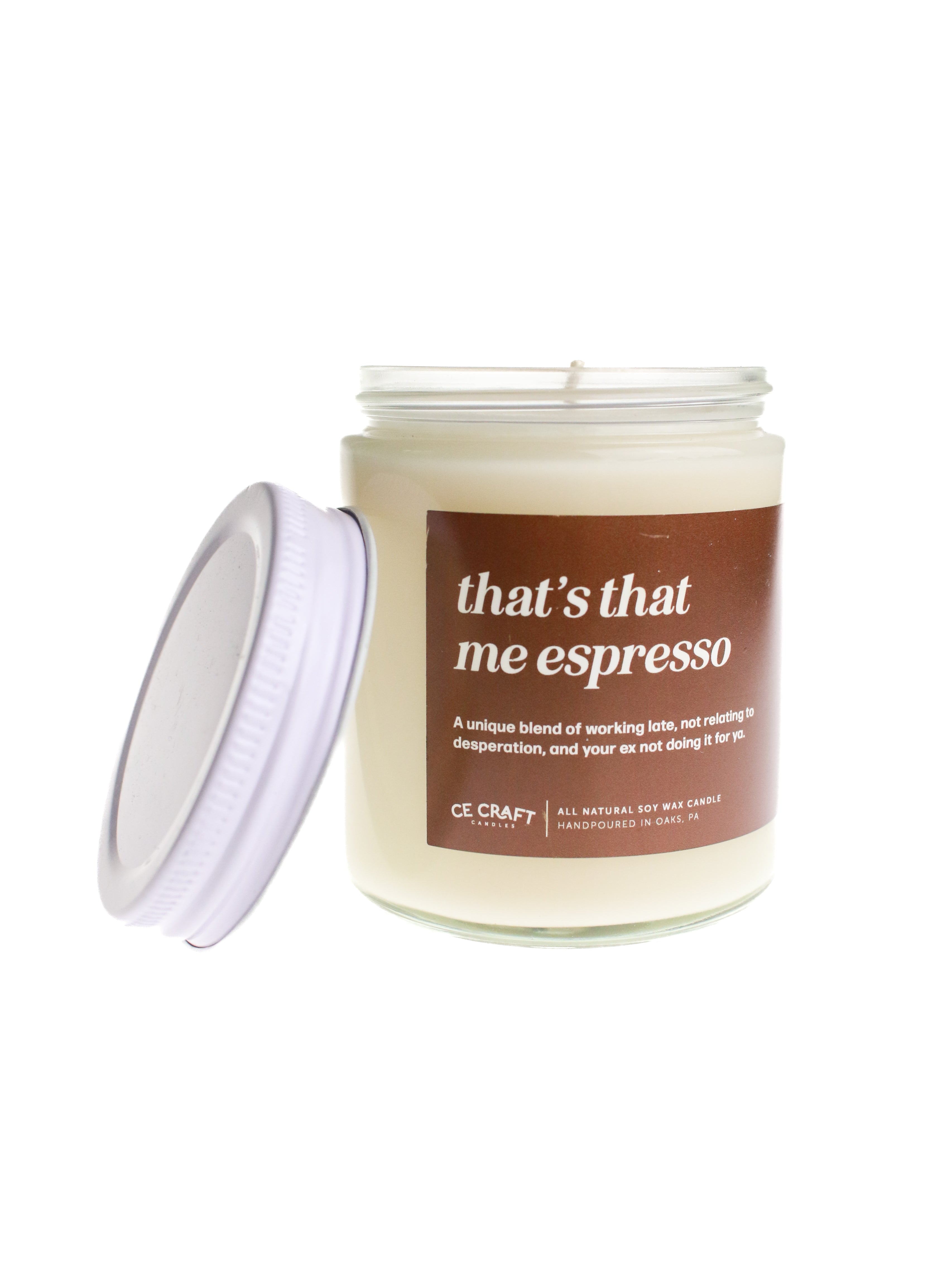 That's That Me Espresso Candle