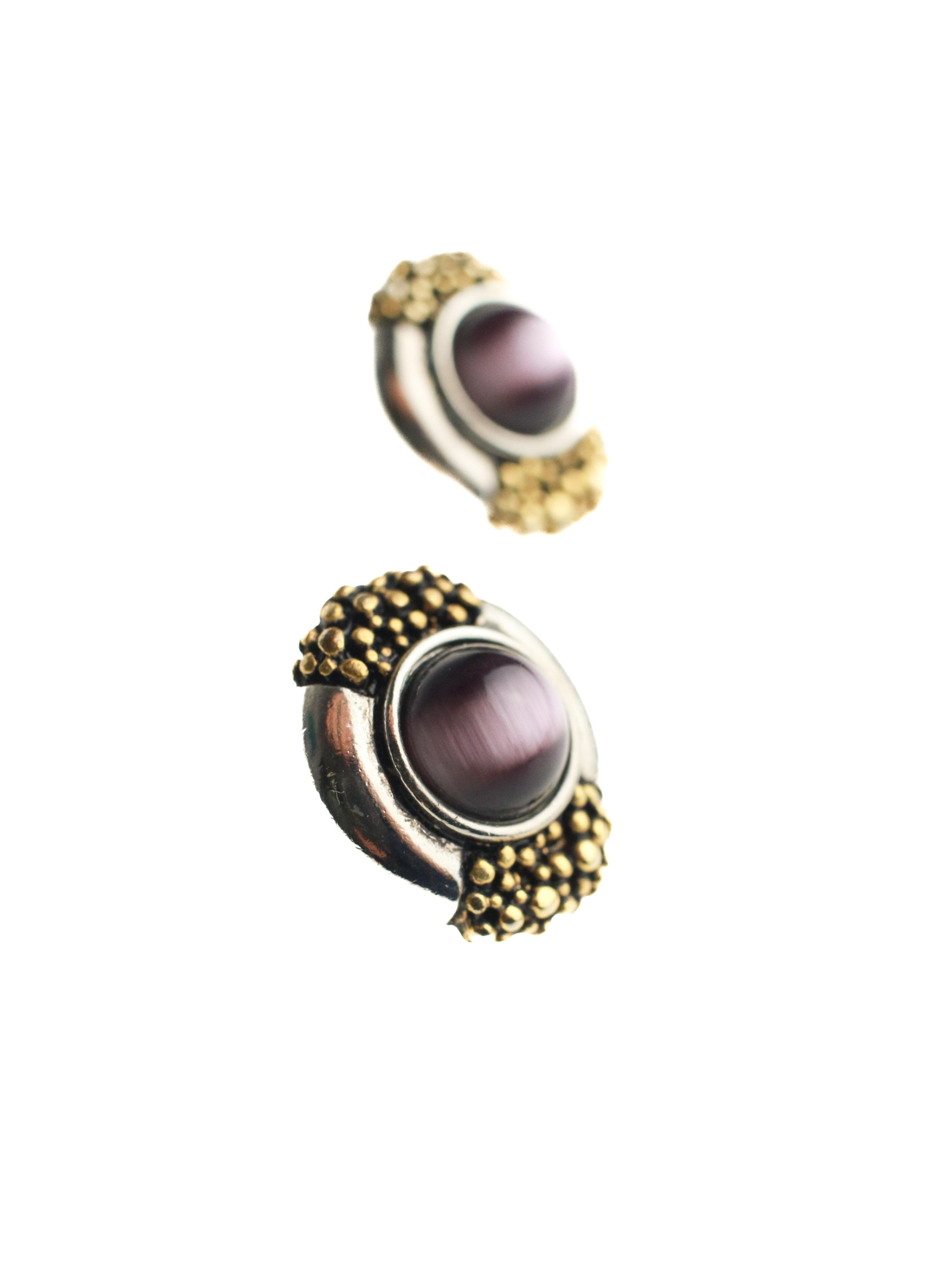 Purple Dewdrop Studs | Whit's Vintage Picks
