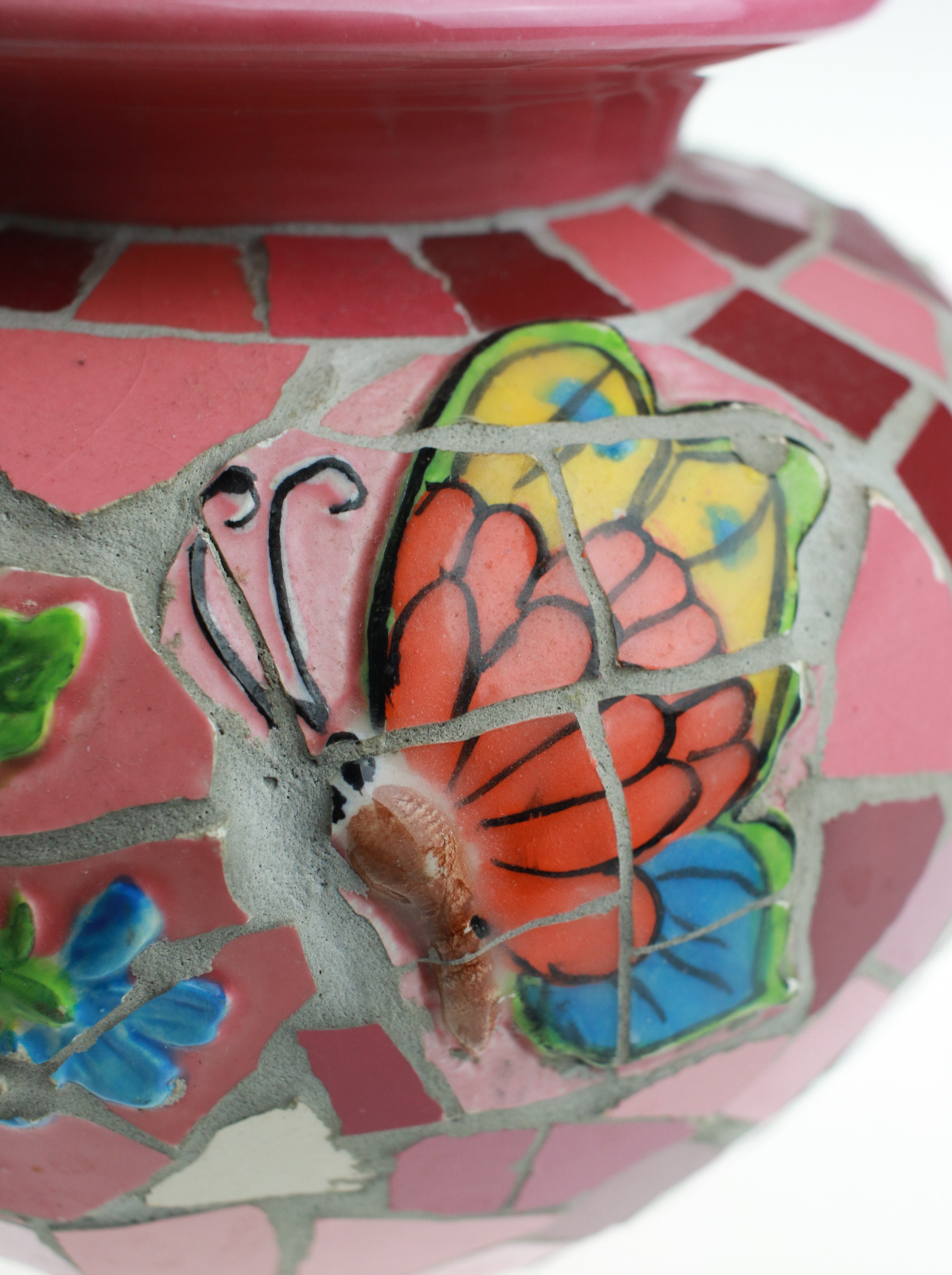 Butterfly Mosaic Planter