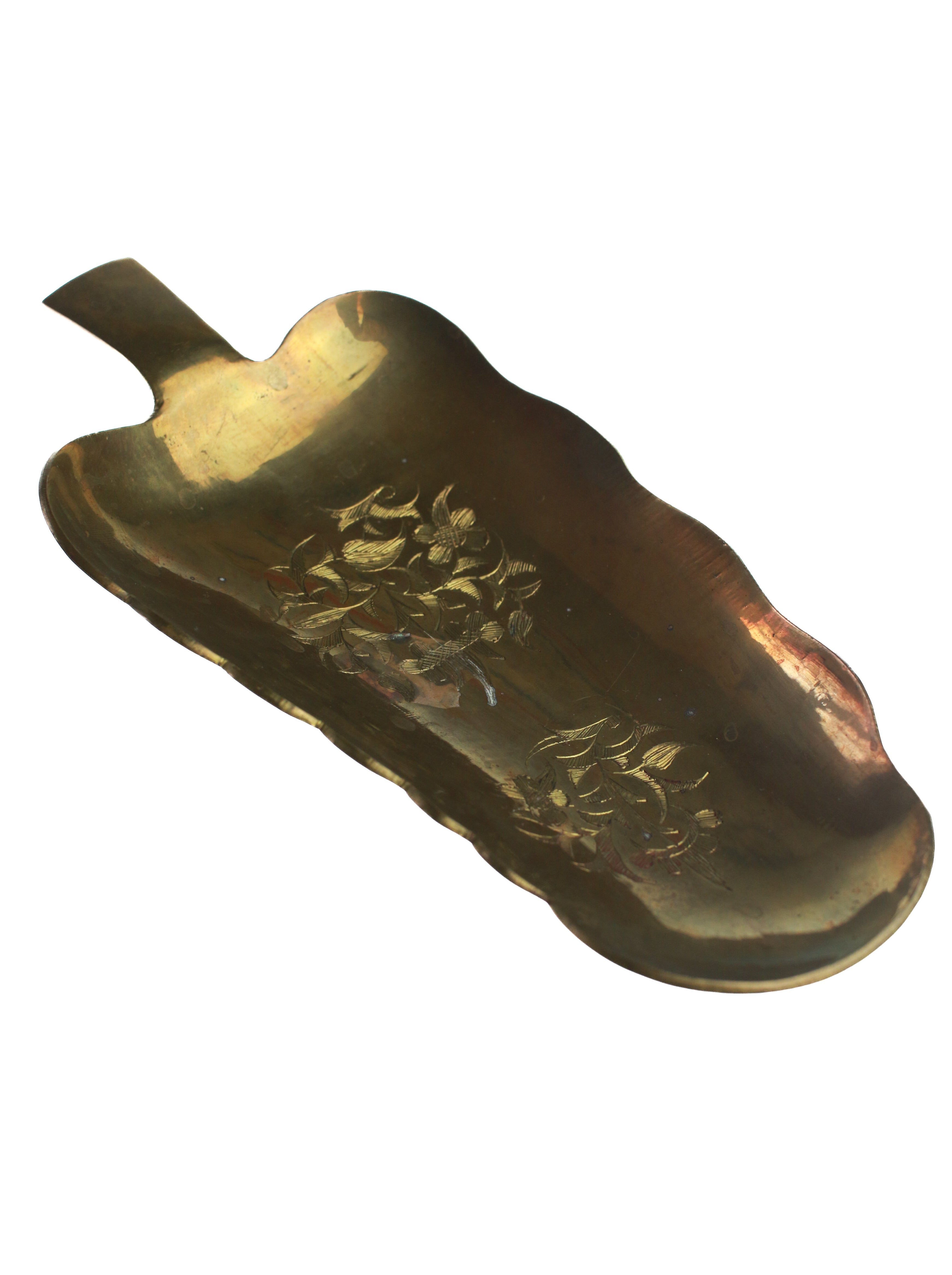Etched Brass Spoon Rest