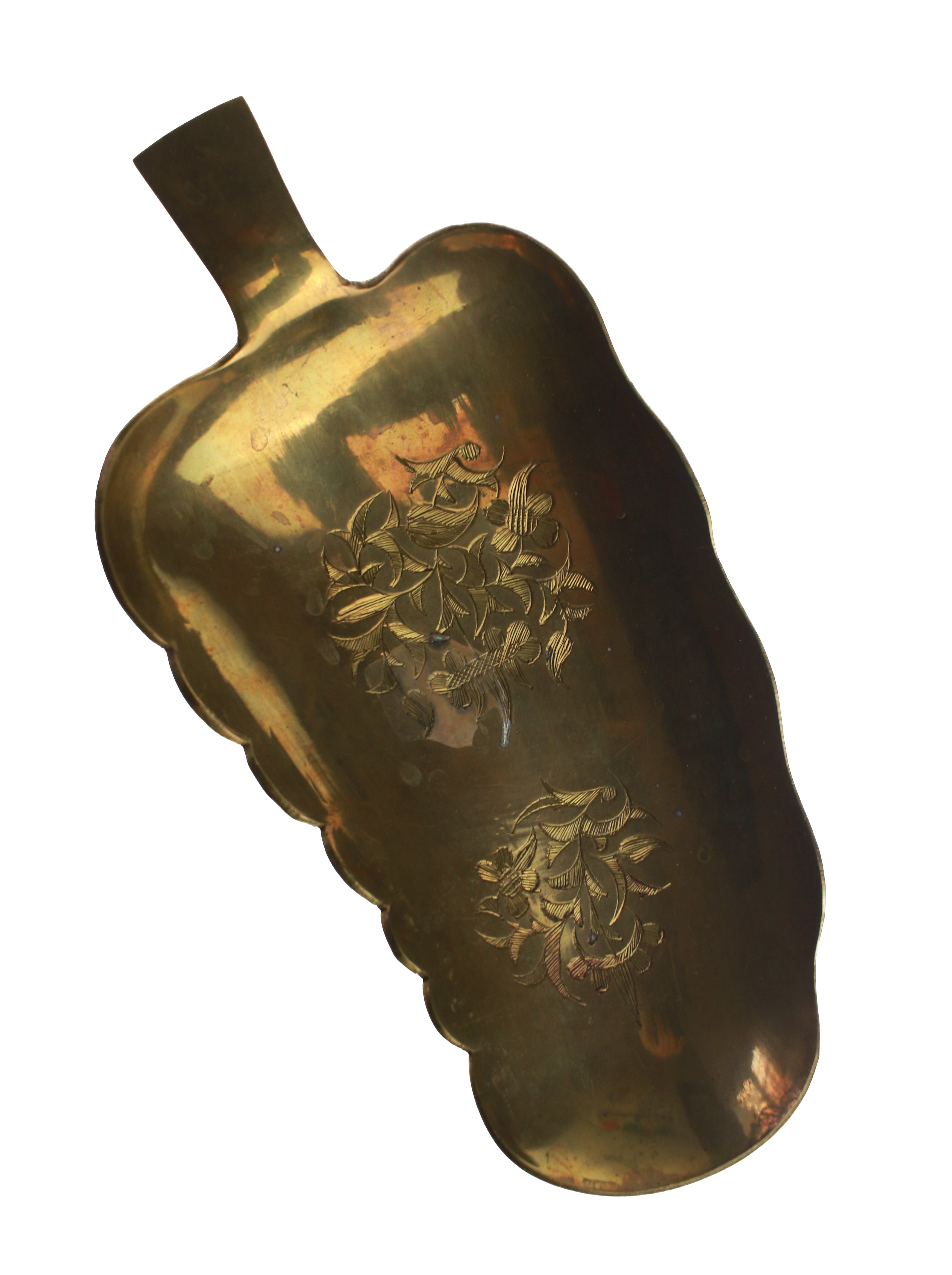 Etched Brass Spoon Rest