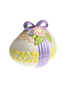 Lavender Egg Covered Candy Dish
