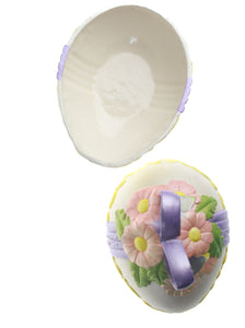 Lavender Egg Covered Candy Dish