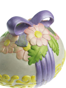 Lavender Egg Covered Candy Dish