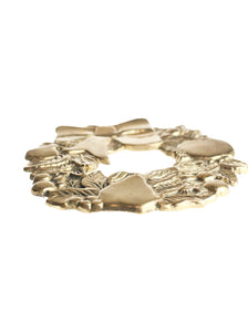 Brass Christmas Trivet (Set of 2)