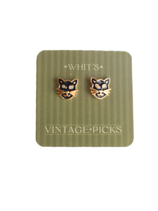 Kitty Studs | Whit's Vintage Picks