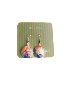 Rainbow Sand Dollar Earrings | Whit's Vintage Picks