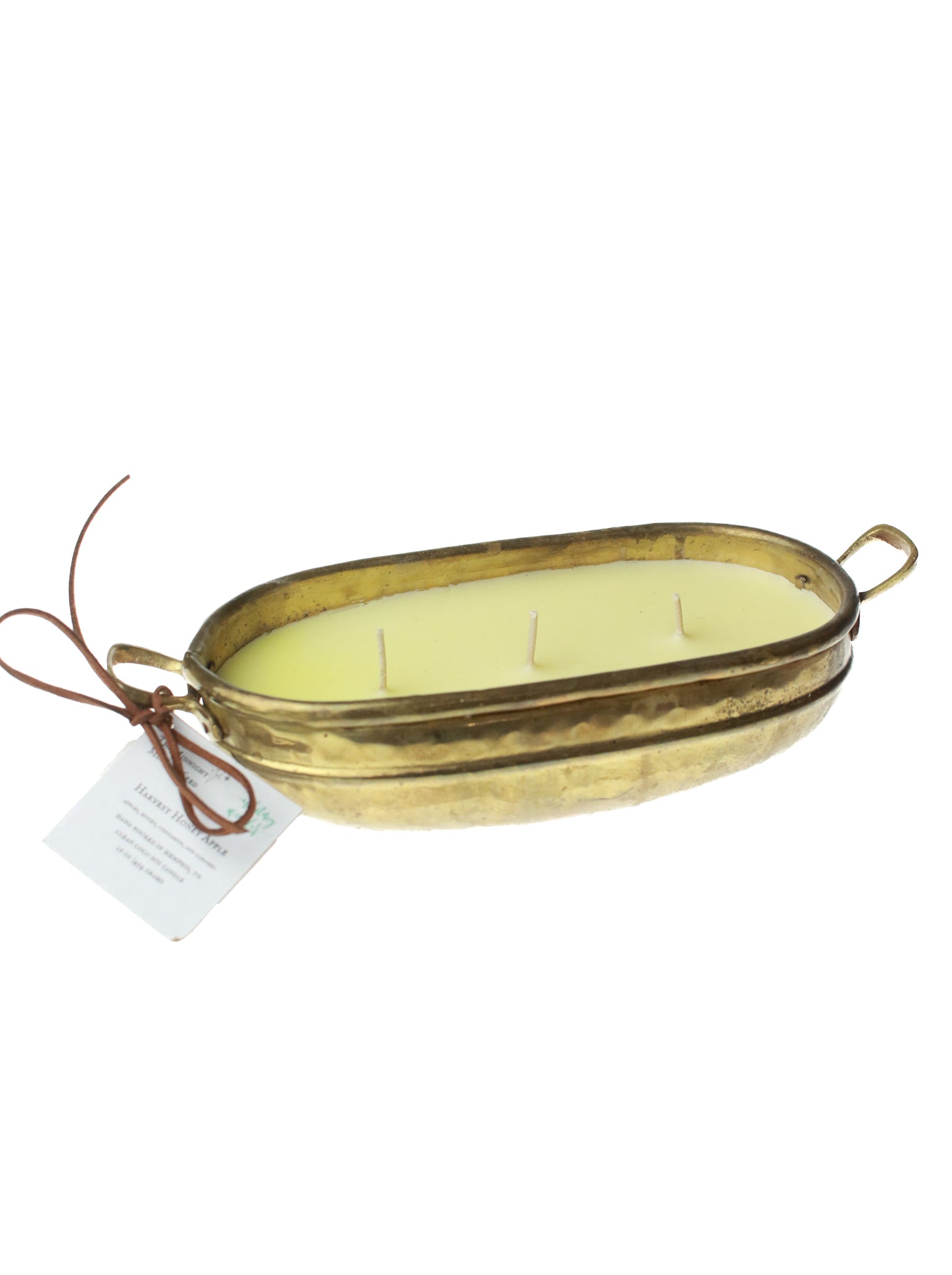 Brass Dish Candle