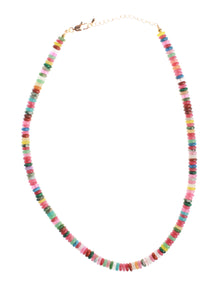 Candy Bead Gemstone Necklace