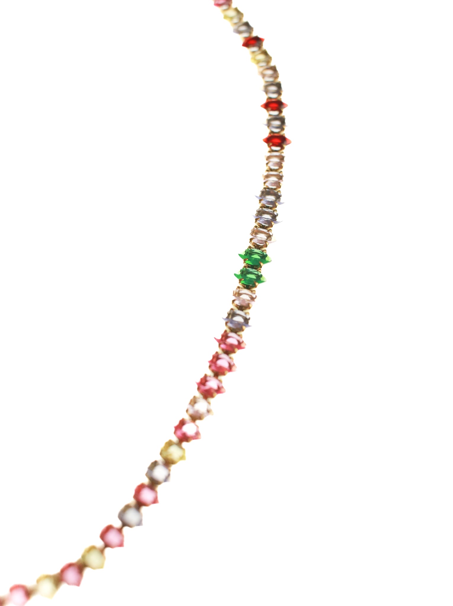 Rainbow Gem Necklace