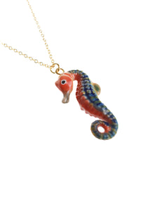 Tiny Seahorse Necklace