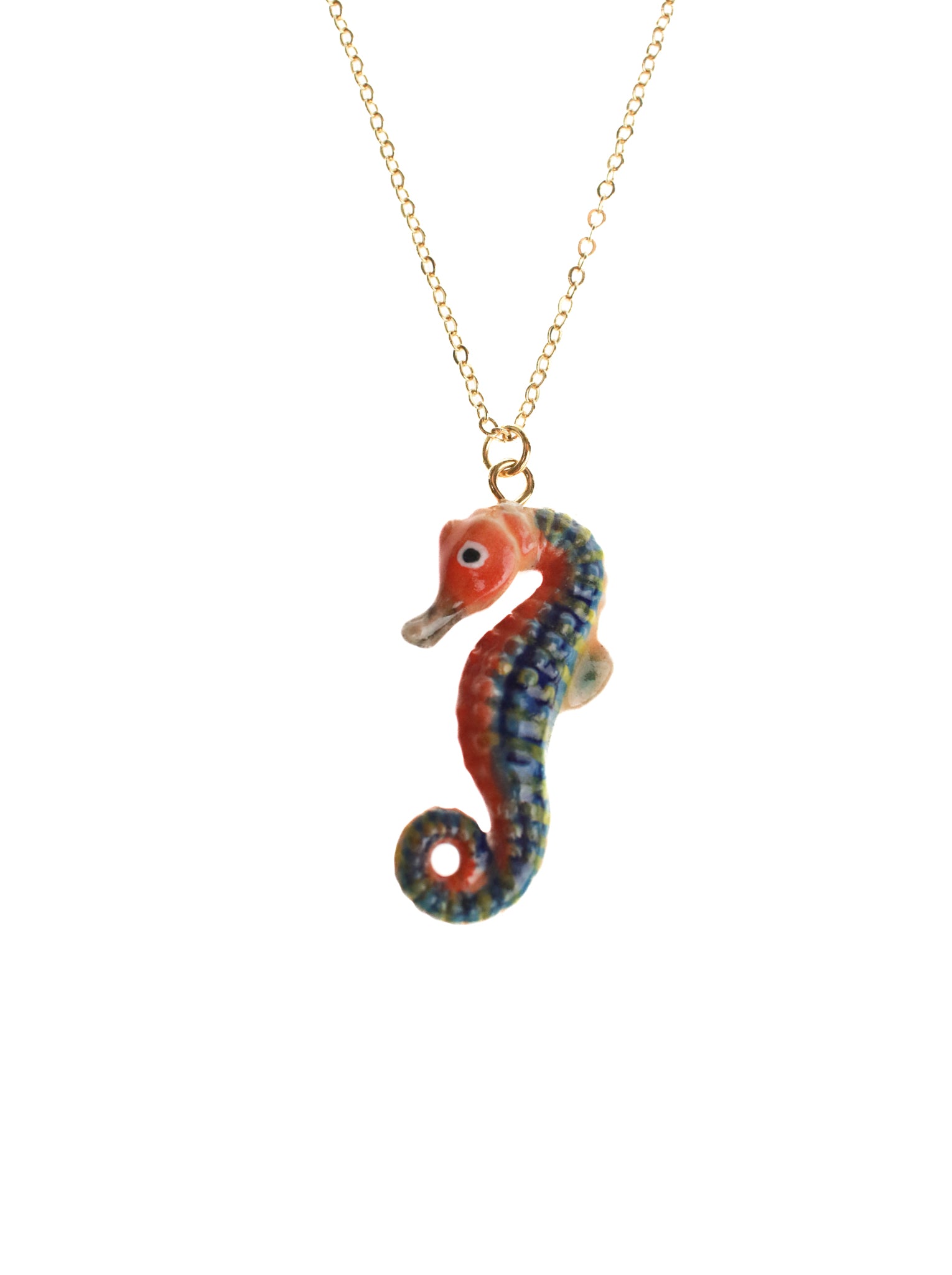 Tiny Seahorse Necklace