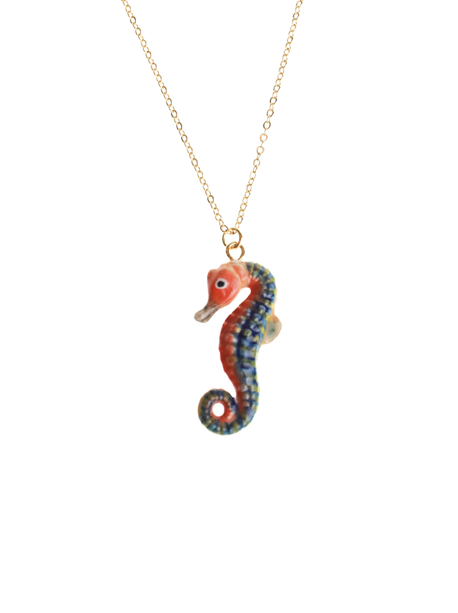 Tiny Seahorse Necklace