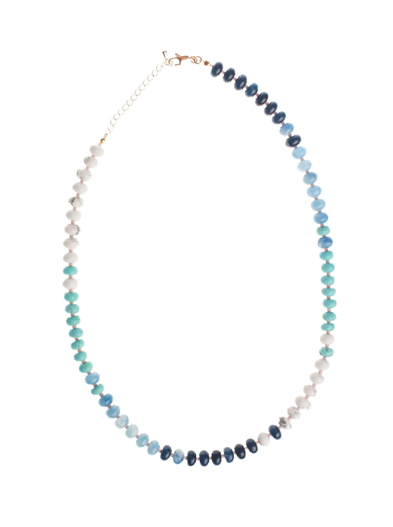 Down the Shore Chunky Candy Gemstone Necklace