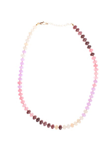 Down the Shore Chunky Candy Gemstone Necklace