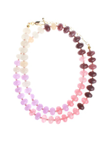 Down the Shore Chunky Candy Gemstone Necklace