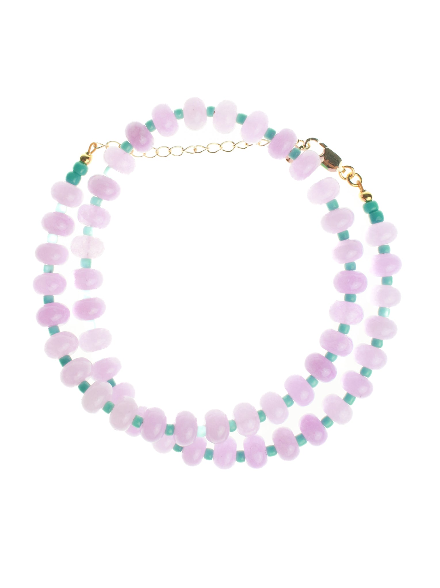 Down the Shore Chunky Candy Gemstone Necklace