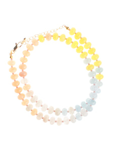 Down the Shore Chunky Candy Gemstone Necklace