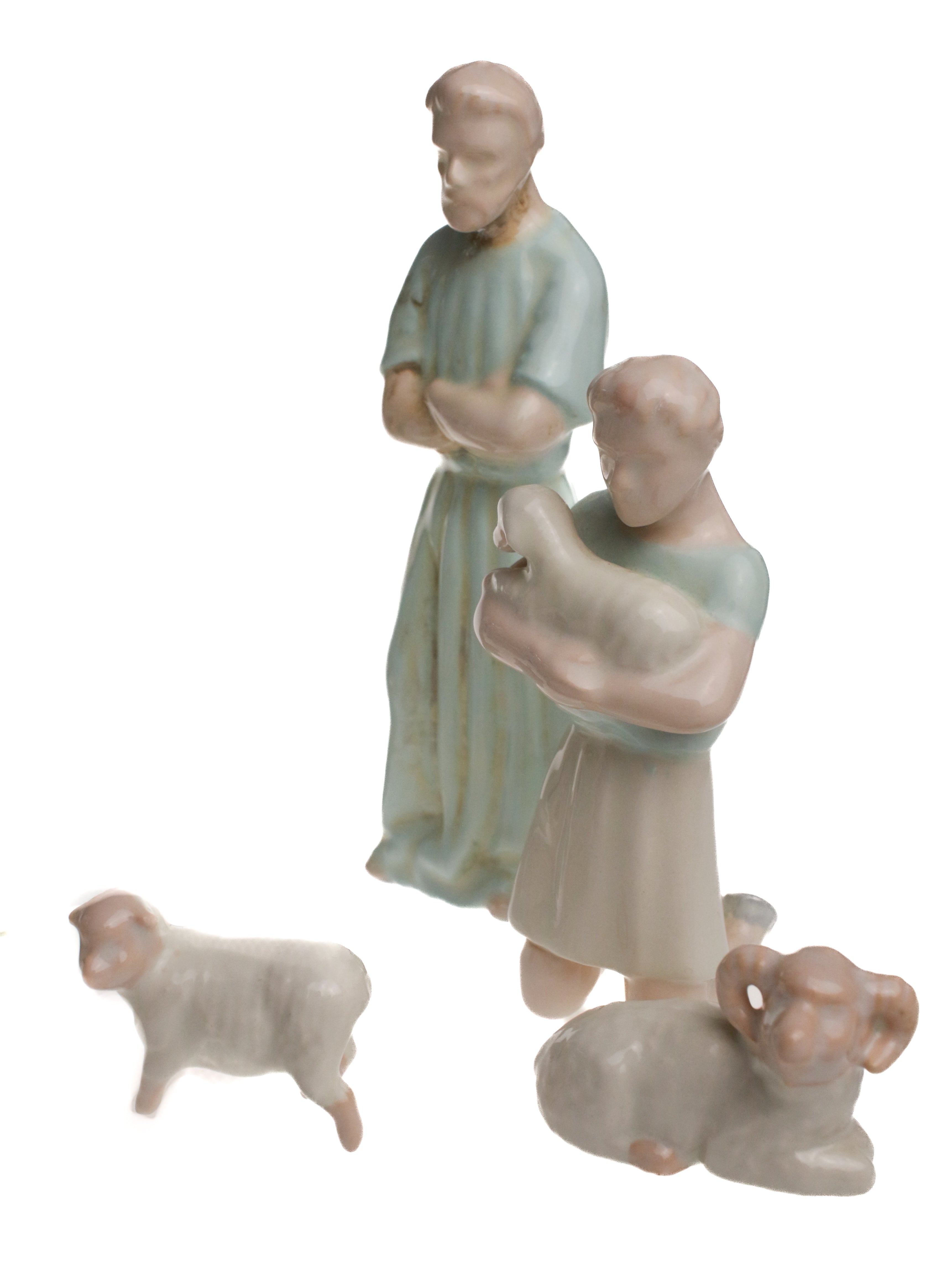Pastel Ceramic Nativity | Whit's Vintage Picks