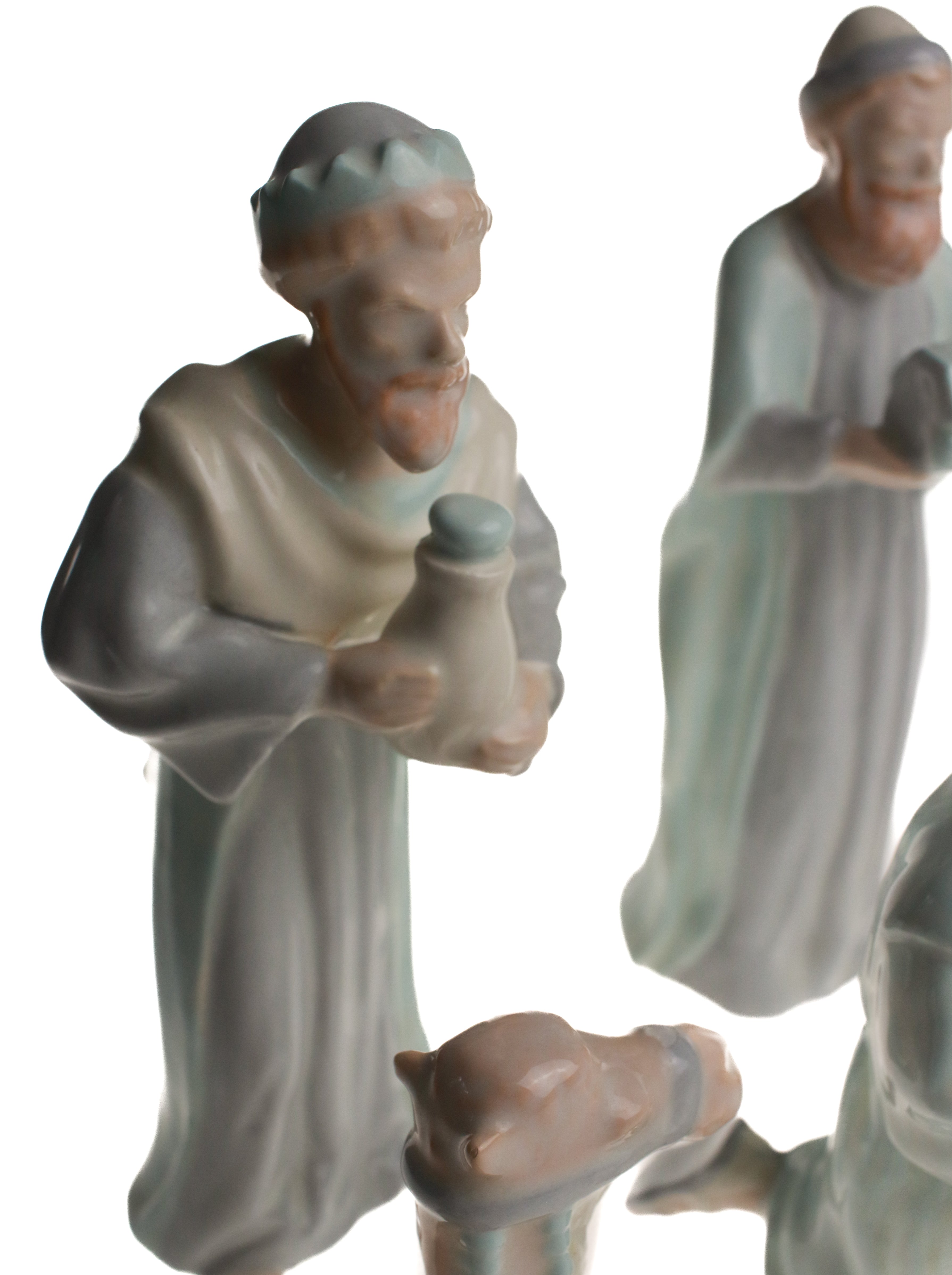 Pastel Ceramic Nativity | Whit's Vintage Picks