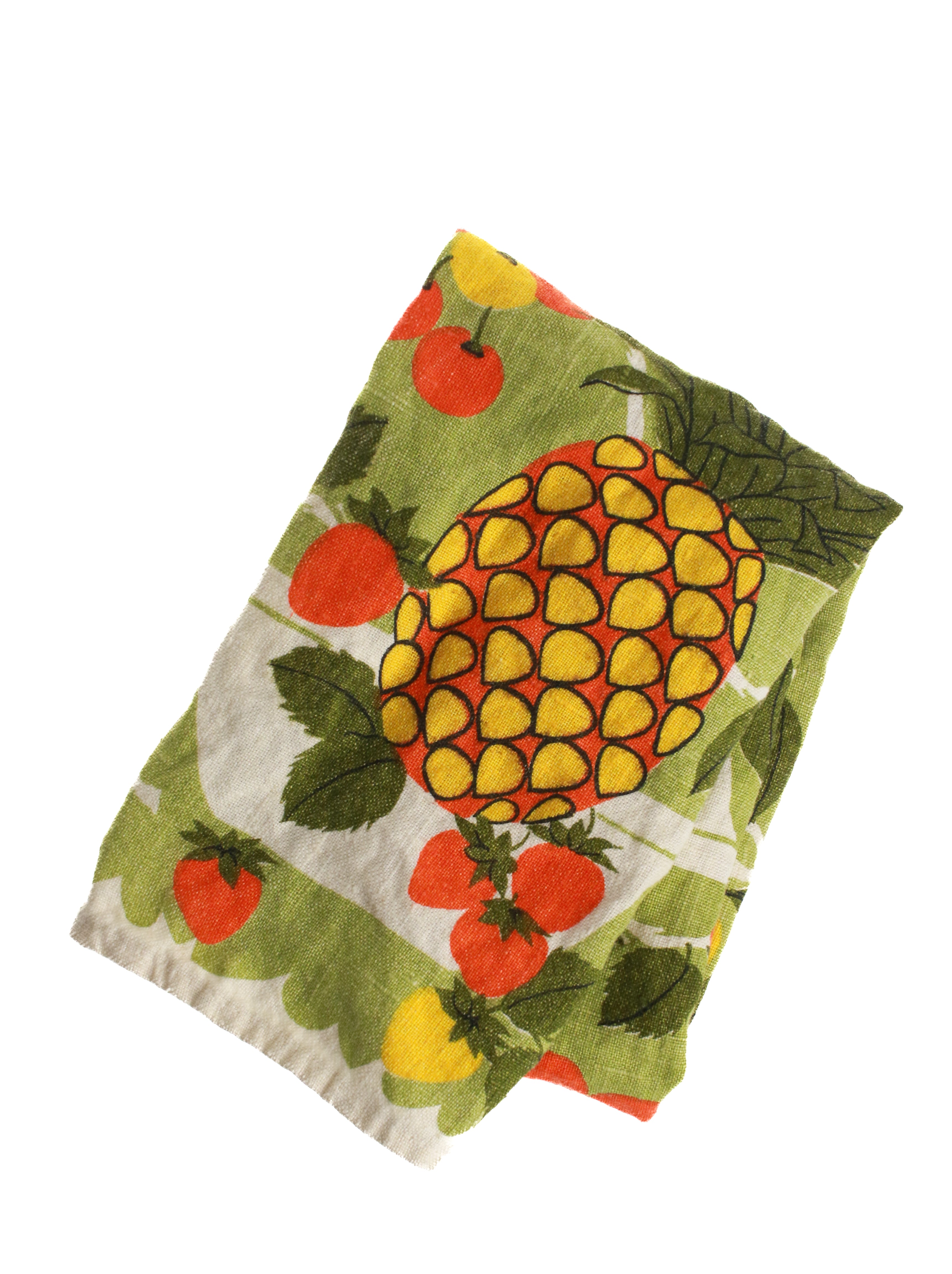 Pineapple Brady Bunch Tea Towel | Whit's Vintage Picks