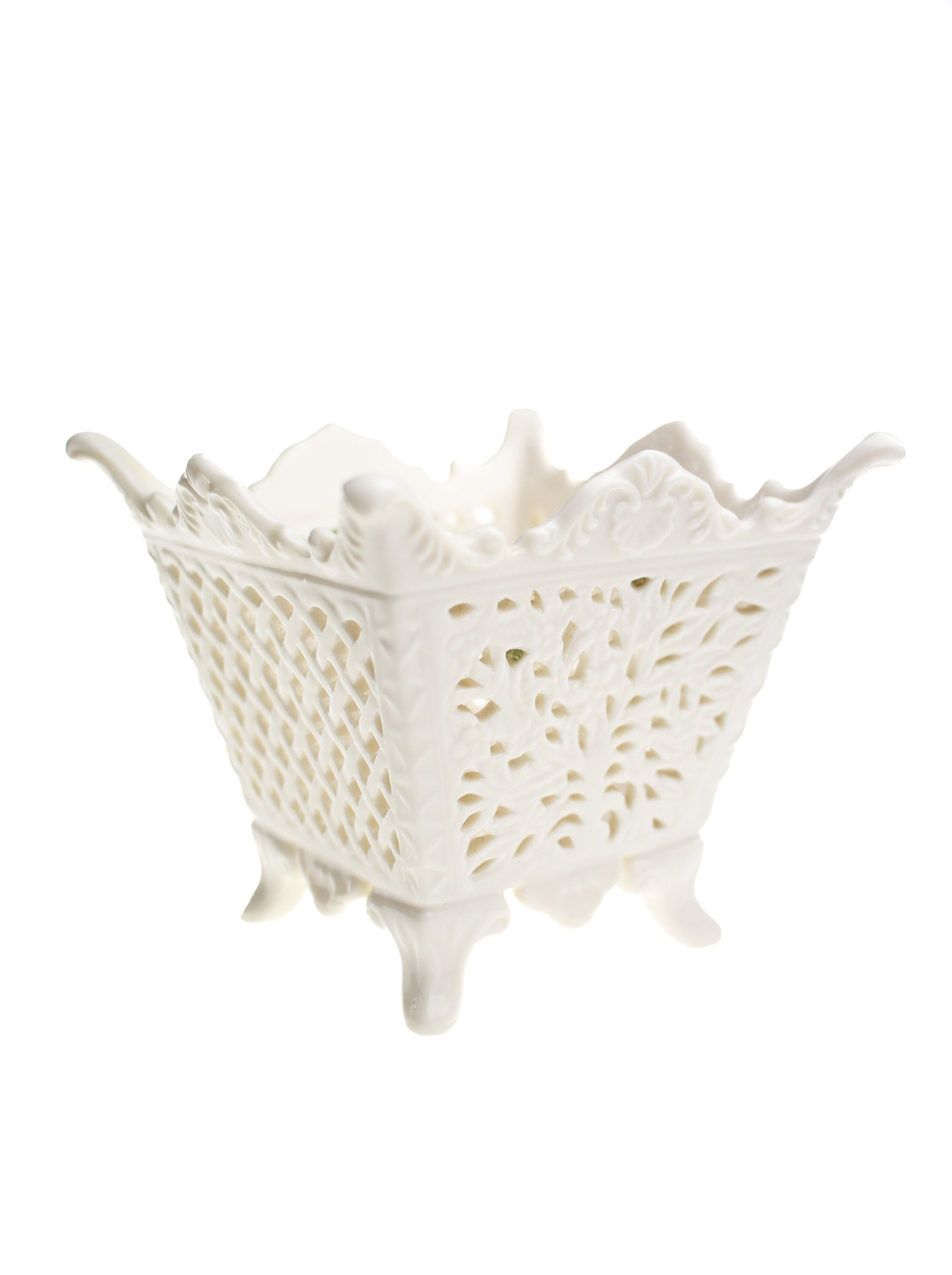 Ceramic Pedestal Basket