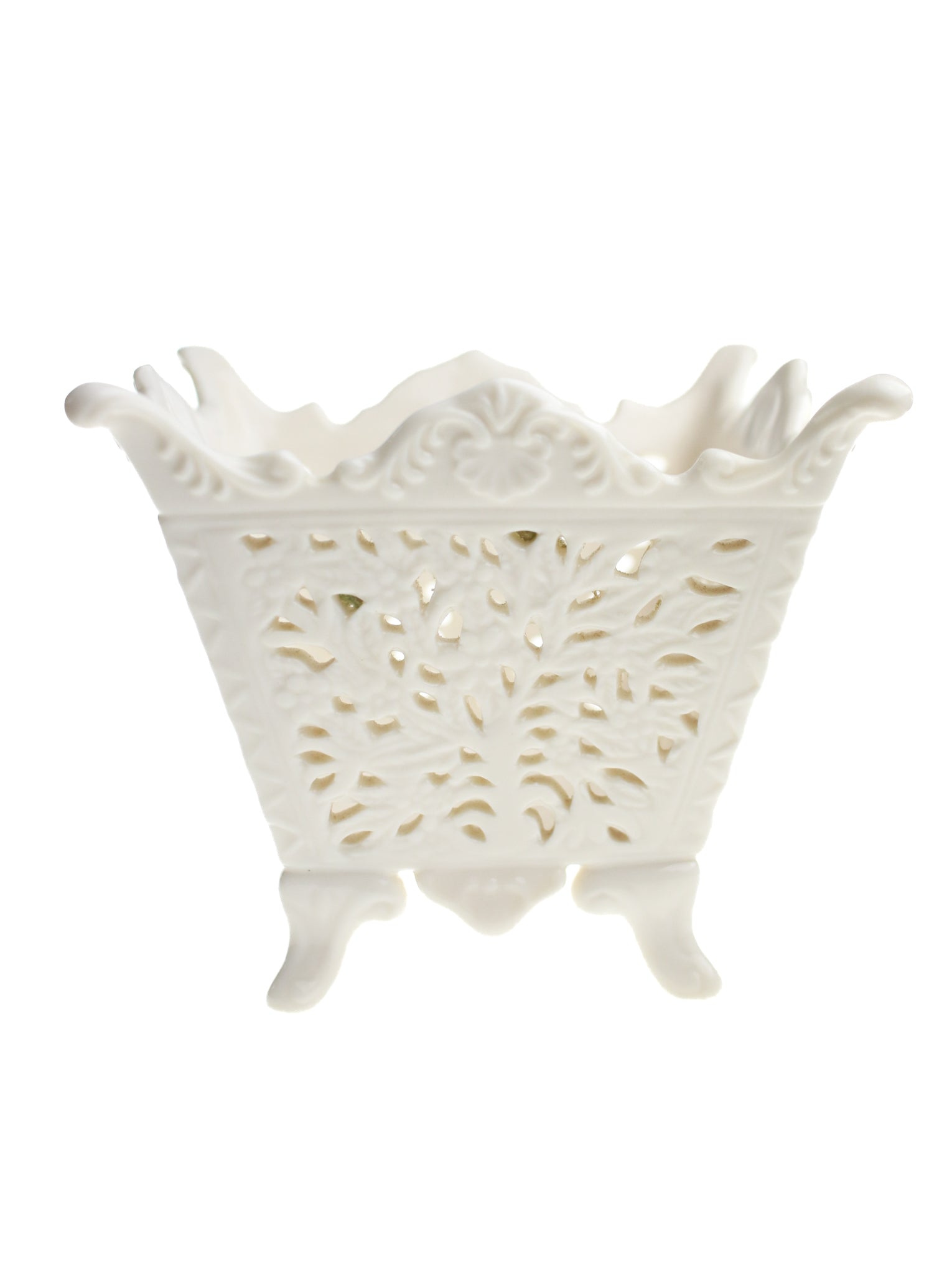 Ceramic Pedestal Basket