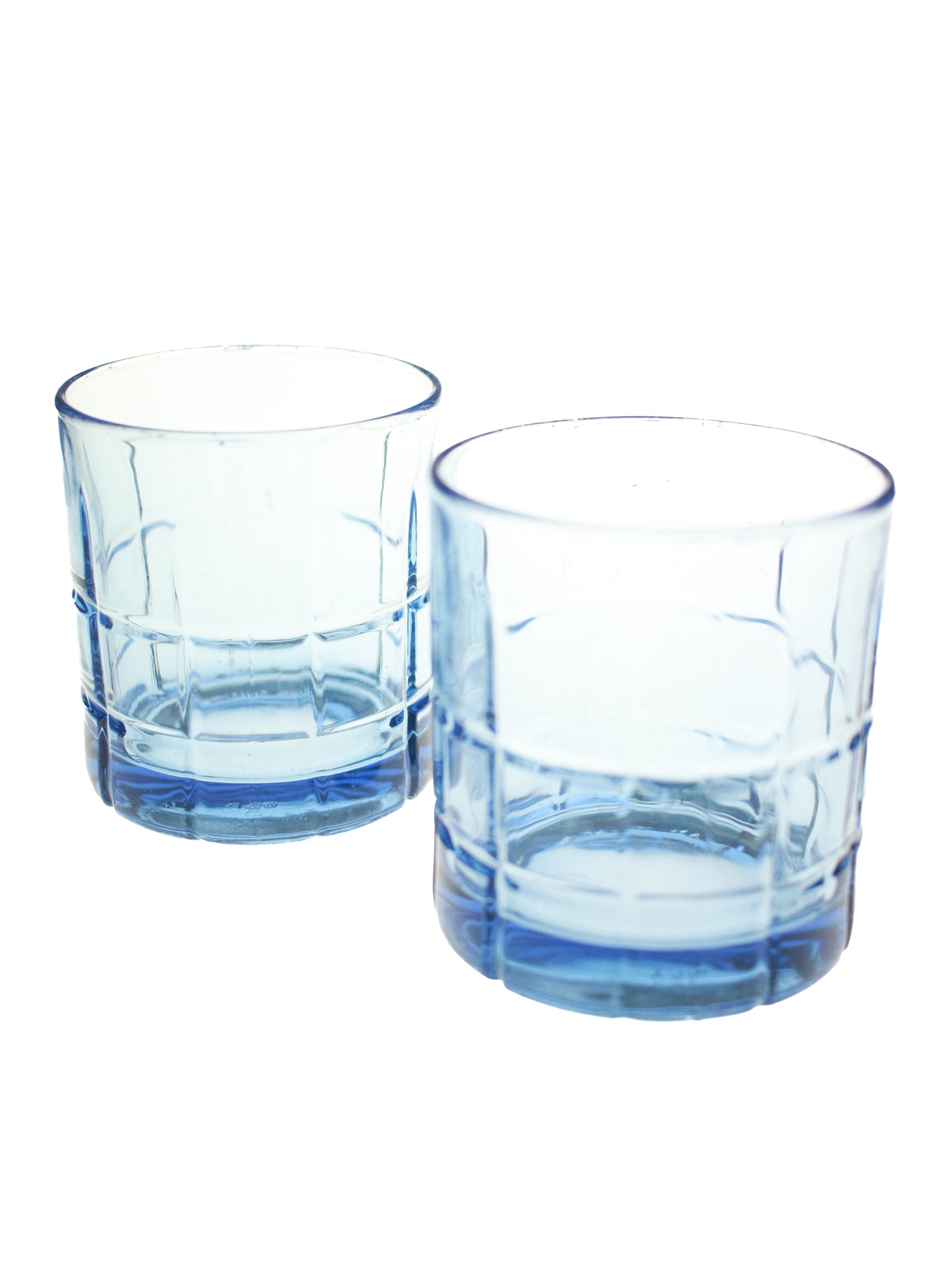 Pair of Blue Tumbler Glasses