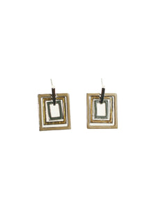 Square Puzzle Earrings