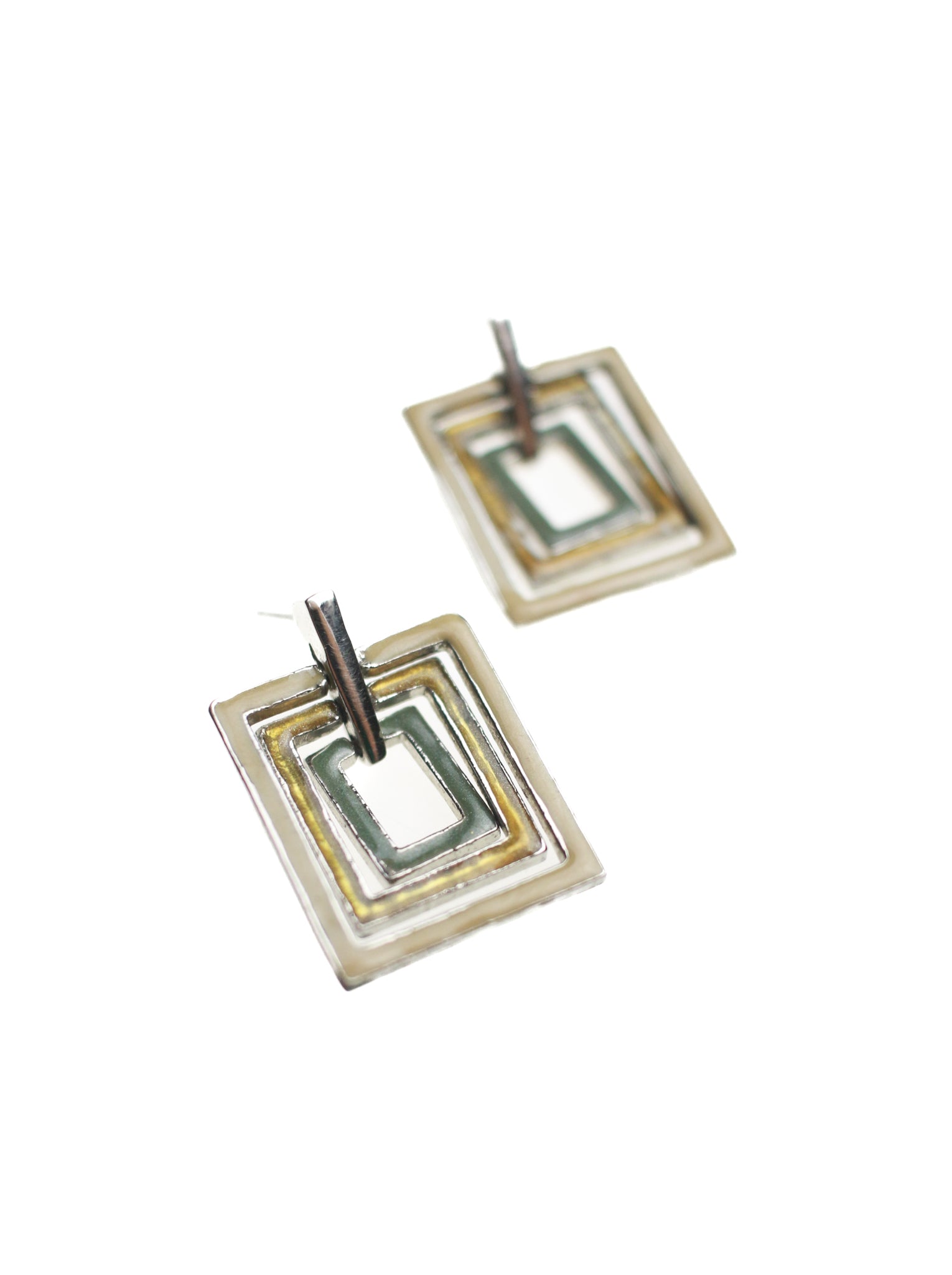 Square Puzzle Earrings