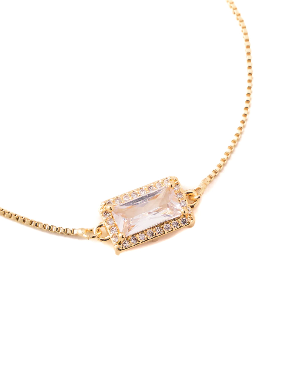 Daley Crystal Gem Gold Slider| Nikki Smith
