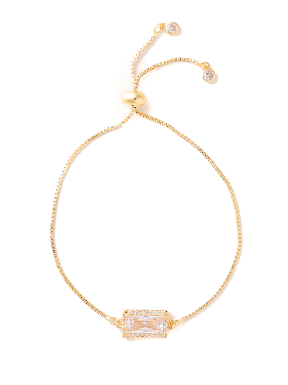 Daley Crystal Gem Gold Slider| Nikki Smith