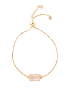 Daley Crystal Gem Gold Slider| Nikki Smith